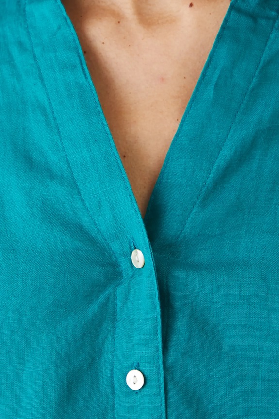 Λευκή μπλούζα Medicine RS25-BDD706 τιρκουάζ