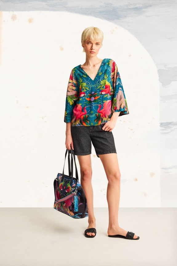 bluza animal multicolor RS25-BDD850