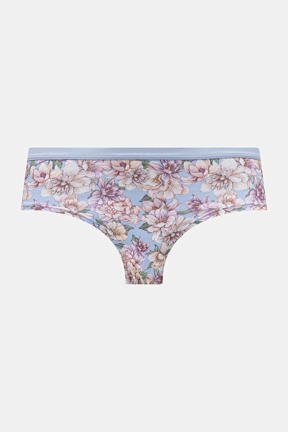 Figi bawełniane damskie briefs w kwiaty (3-pack) kolor multicolor RS25-BID709 multicolor RS25