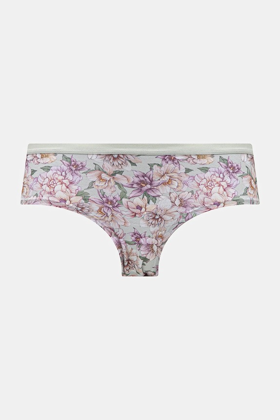 Figi bawełniane damskie briefs w kwiaty (3-pack) kolor multicolor multicolor RS25-BID709