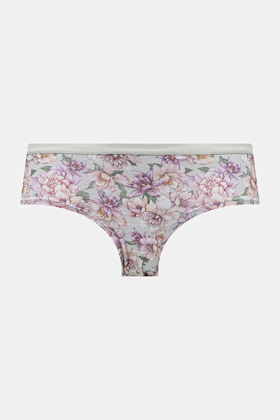 Figi bawełniane damskie briefs w kwiaty (3-pack) kolor multicolor multicolor RS25-BID709