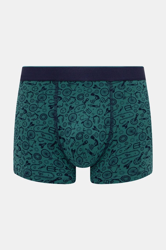 Odzież Bokserki bawełniane męskie z elastanem wzorzyste (2-pack) kolor multicolor RS25.BIM504 multicolor