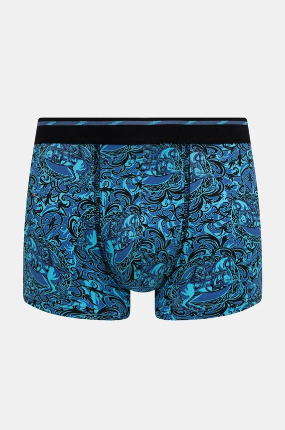 Bavlněné boxerky pánské s elastanem a vzorem (2-pack) více barev RS25-BIM505 vícebarevná RS25
