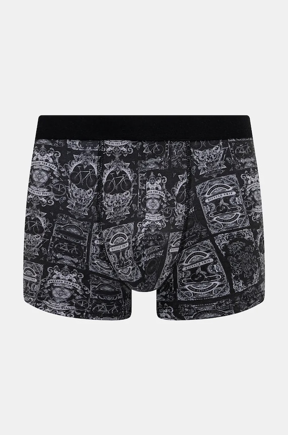 Bavlnené boxerky pánske vzorované s elastanom (2-pack) viac farieb RS25-BIM507 viacfarebná RS25