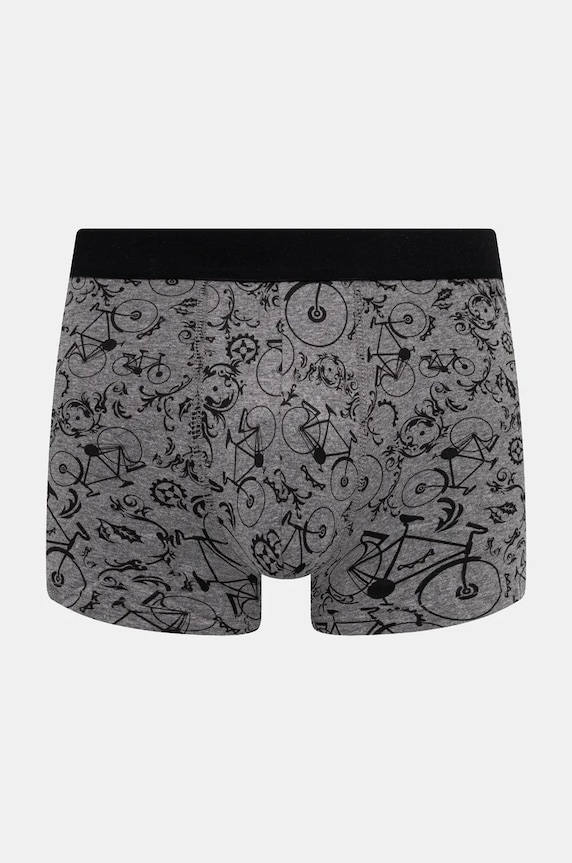 Oblečenie Bavlnené boxerky pánske vzorované s elastanom (2-pack) viac farieb RS25-BIM507 viacfarebná