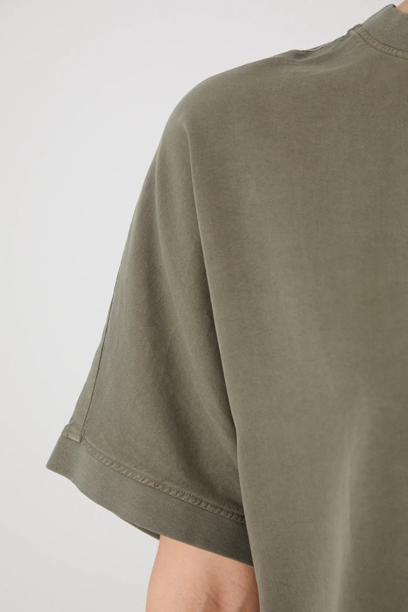 Bluzka damska z lyocellu kolor zielony RS25-BKD070