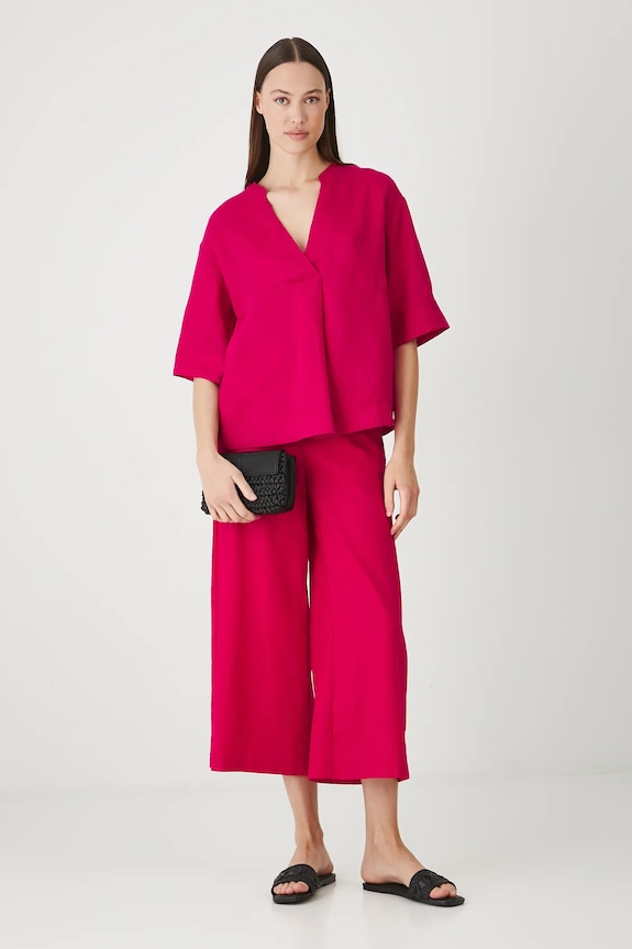 Λευκή μπλούζα Medicine RS25-BKD901 ροζ RS25