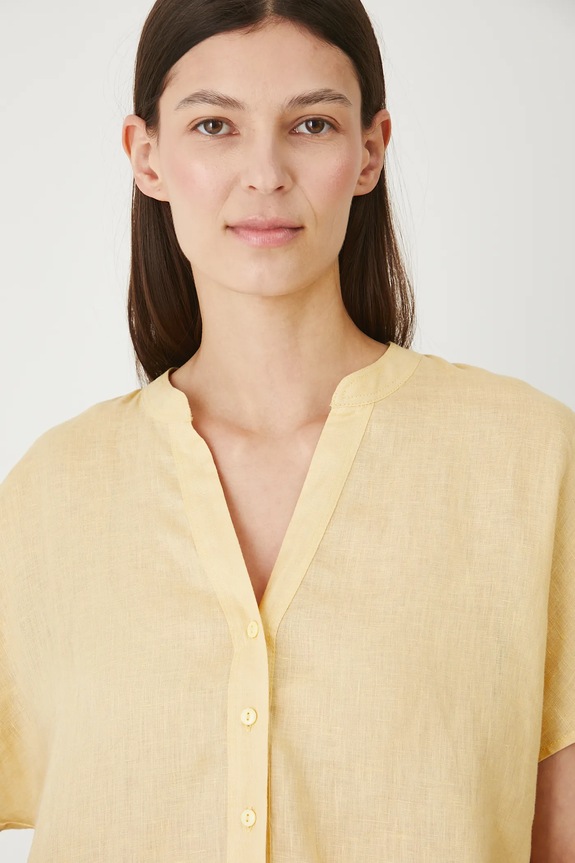 Medicine bluzka lniana żółty RS25-BKD904