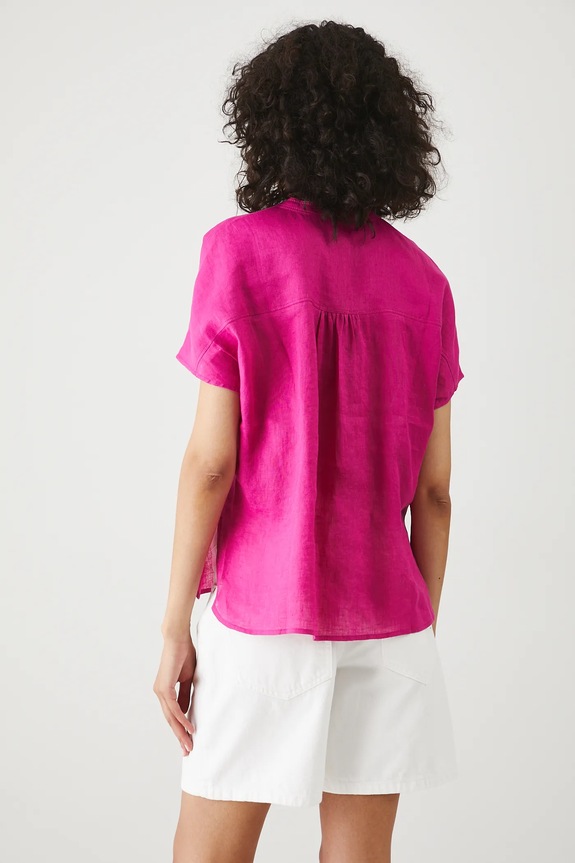 Odjeća Lanena bluza Medicine RS25-BKD904 ljubičasta