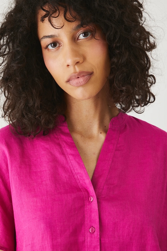 Lanena bluza Medicine ljubičasta RS25-BKD904