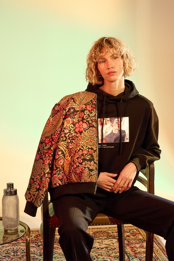 Bluza bawełniana damska z kolekcji Eviva L'arte kolor czarny bawełna czarny RS25.BLD252