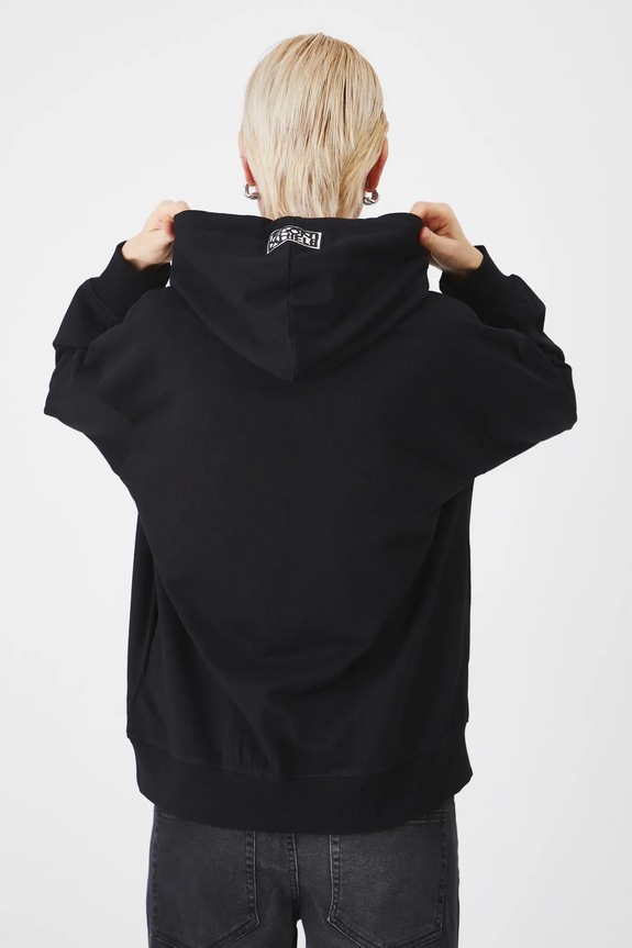 Bluza bawełniana damska z kolekcji Eviva L'arte kolor czarny czarny RS25.BLD252