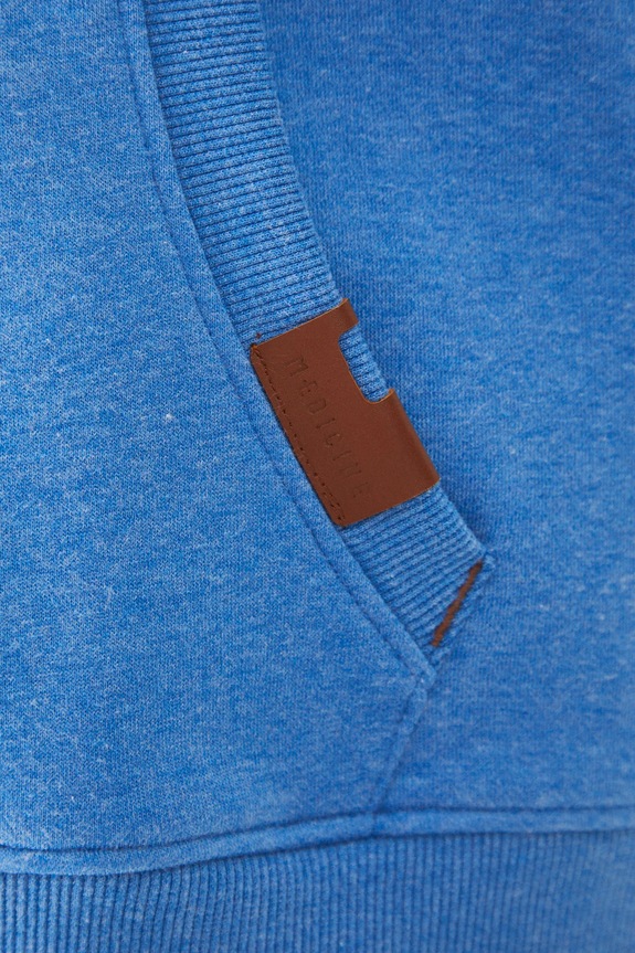 Bluza męska z kapturem kolor niebieski RS25.BLM010