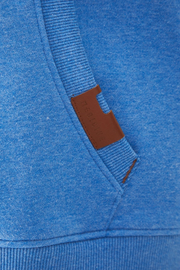 Bluza męska z kapturem kolor niebieski RS25.BLM010
