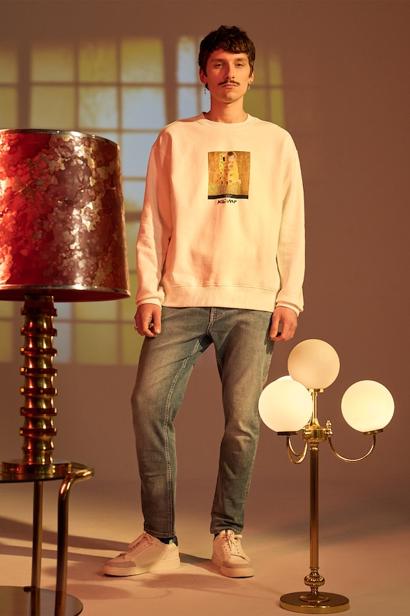 Bluza męska z kolekcji Eviva L'arte kolor beżowy pozostałe beżowy RS25.BLM201