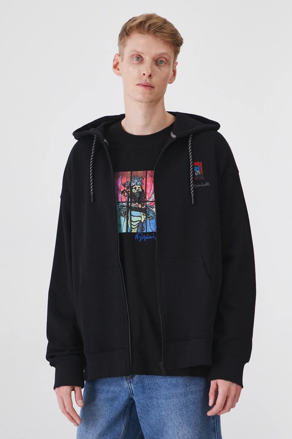 Bluza męska z kolekcji Eviva L'arte kolor czarny RS25.BLM203 czarny RS25