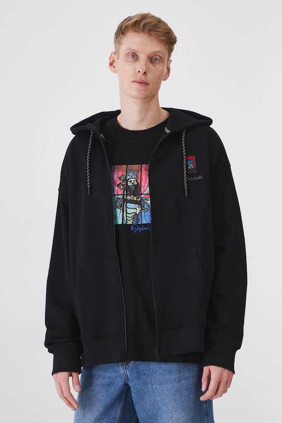 Bluza męska z kolekcji Eviva L'arte kolor czarny RS25.BLM203 czarny RS25