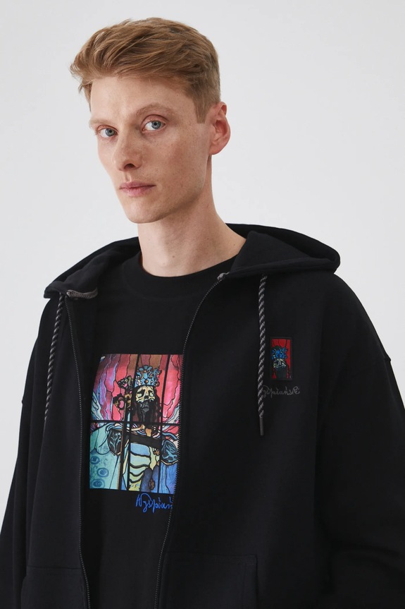 Bluza męska z kolekcji Eviva L'arte kolor czarny RS25.BLM203