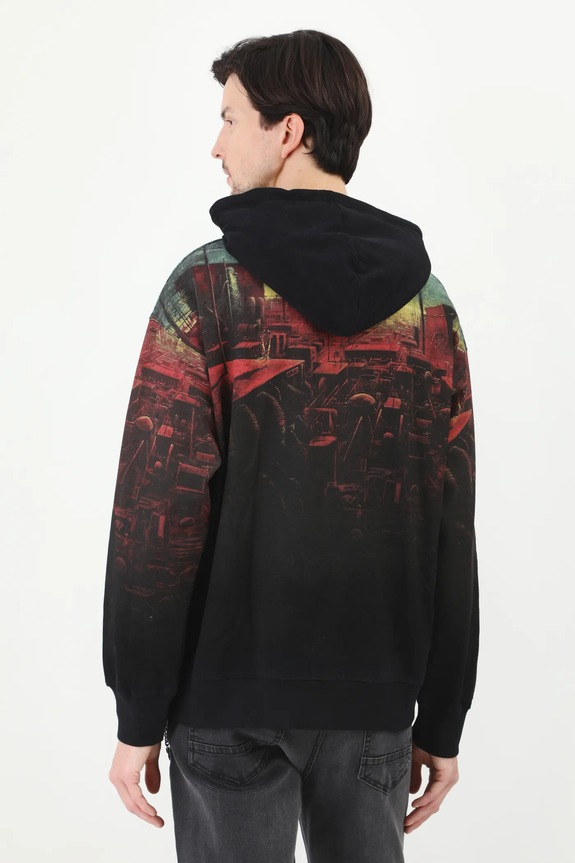 Bluza męska by Sebastian Moń, Grafika Polska kolor czarny czarny RS25-BLM450