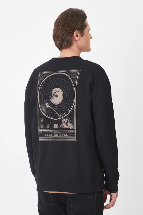 Medicine longsleeve bawełniany czarny RS25.BUM100