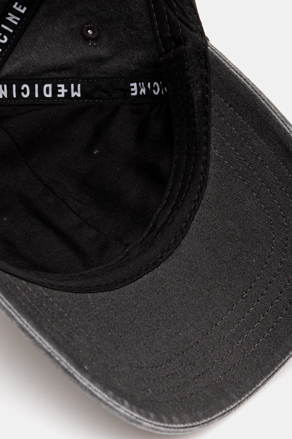 Czapka z daszkiem bawełniana damska z kolekcji Dzień Kota kolor czarny RS25-CAD350 czarny