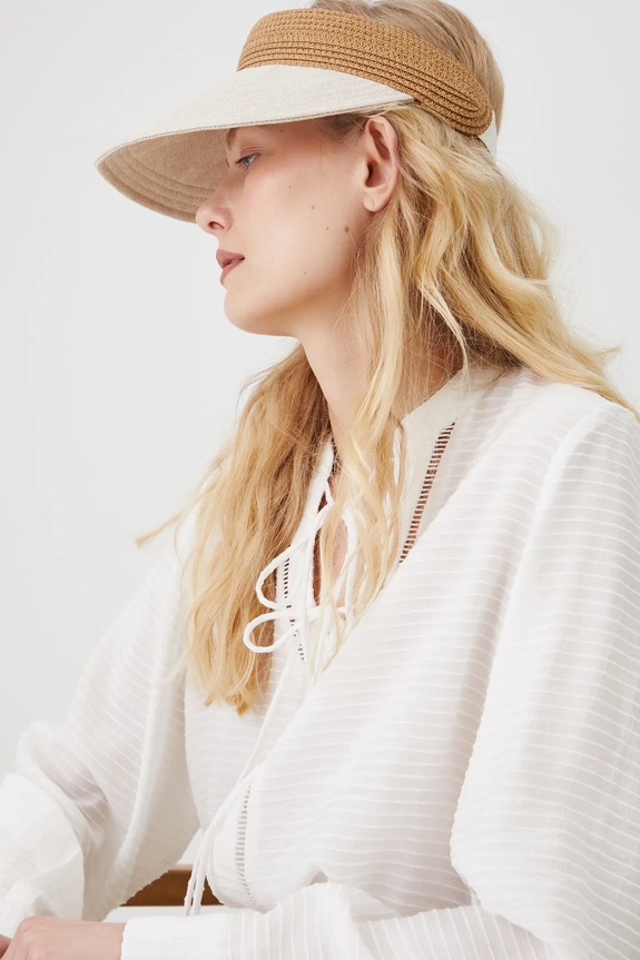 Šilt s pletenou vložkou béžová farba ostatné béžová RS25-CAD724