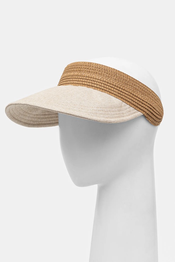 Doplnky Šilt s pletenou vložkou béžová farba RS25-CAD724 béžová