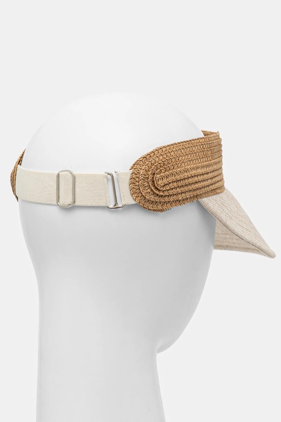 Šilt s pletenou vložkou béžová farba béžová RS25-CAD724