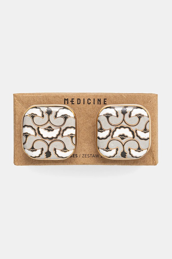Obývací pokoj Nábytková rukojeť z porcelánu (2-pack) šedá barva RS25.DEU809 šedá