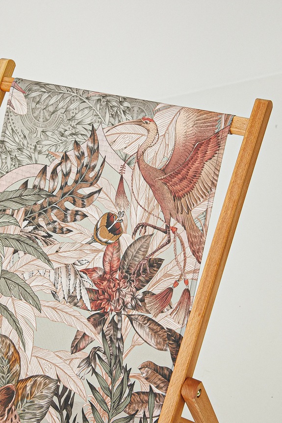 Ležadlo so vzorovanými podrúčkami viac farieb viacfarebná RS25-GAU804