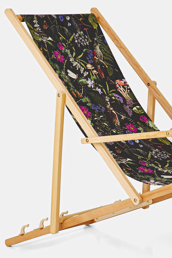 Leżak z podłokietnikami wzorzysty kolor multicolor multicolor RS25-GAU805