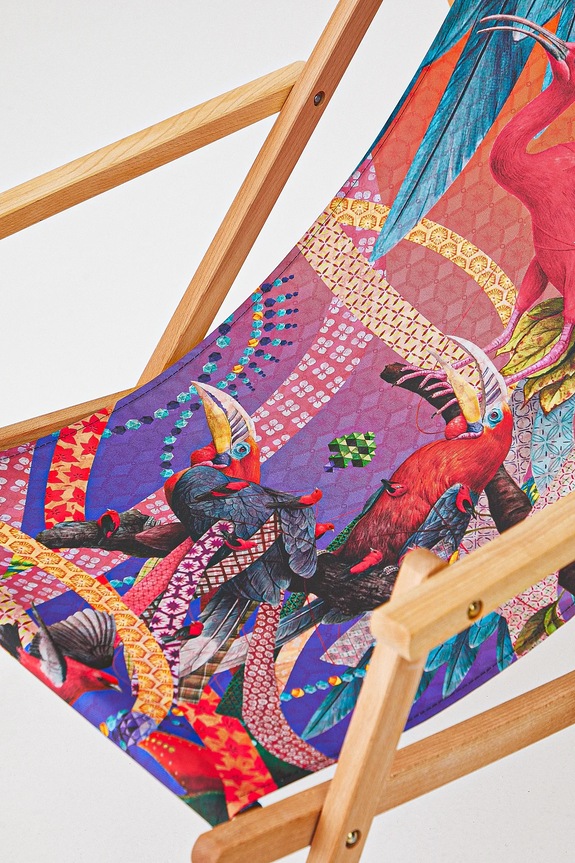 Leżak z kolekcji El Gato Chimney x Medicine kolor multicolor RS25.GAU850 multicolor RS25