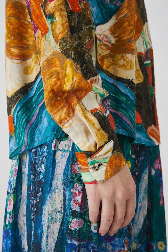 Koszula damska z kolekcji Eviva L'arte kolor multicolor RS25-KDD252