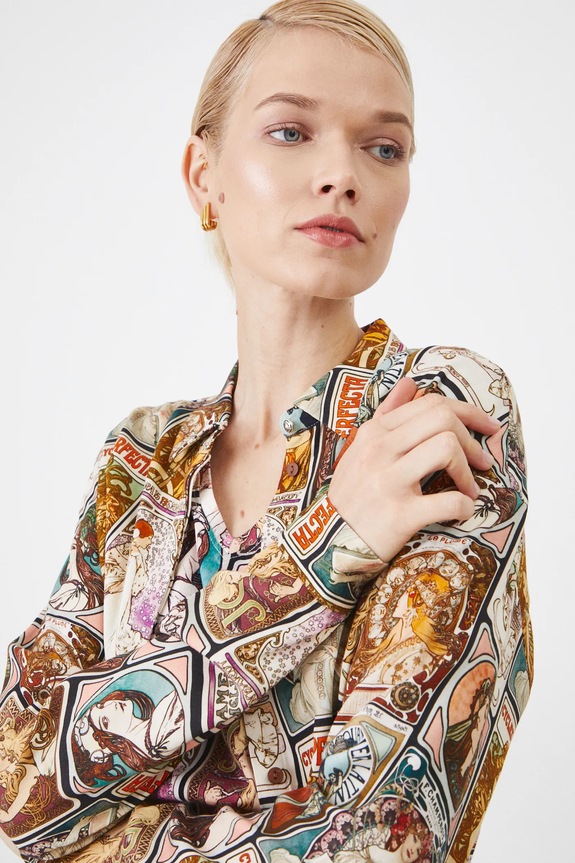 Koszula damska z kolekcji Eviva L'arte kolor multicolor RS25-KDD252 multicolor