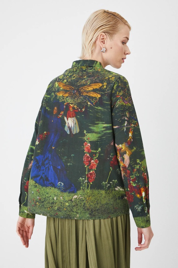 Koszula damska z kolekcji Eviva L'arte kolor multicolor multicolor RS25-KDD255