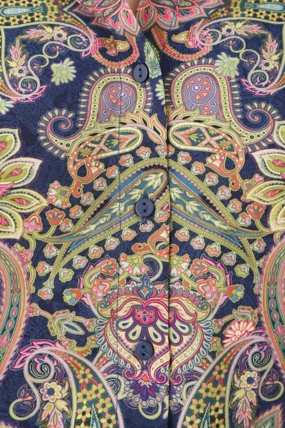 Koszula damska regular z wiskozy kolor multicolor RS25-KDD500
