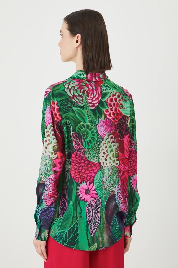 Koszula damska by Justyna Stoszek – Forest Forever, Sense of Values kolor multicolor multicolor RS25.KDD650