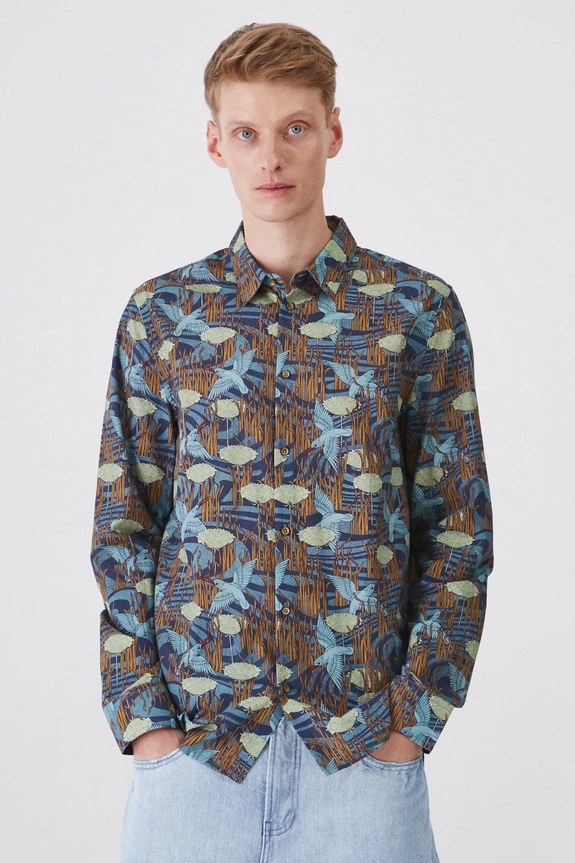 Koszula męska z kolekcji Eviva L'arte kolor multicolor RS25-KDM203 multicolor RS25