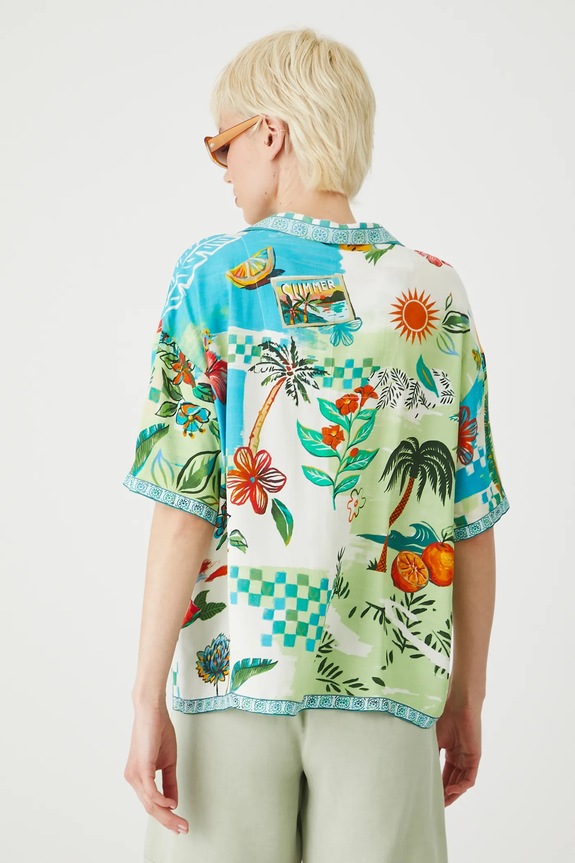 Oblačila Srajca Medicine RS25-KKDB03 pisana