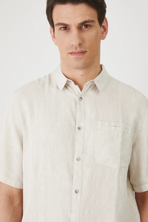 Lanena košulja Medicine bež RS25-KKM071