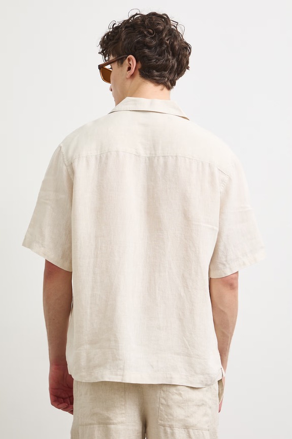 Abbigliamento Medicine camicia di lino RS25-KKM090 beige