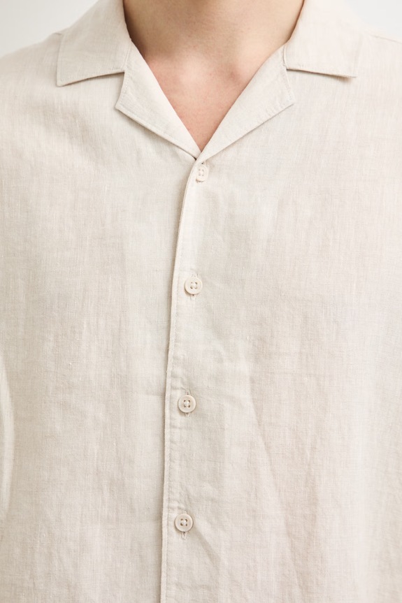 Medicine camicia di lino RS25-KKM090 beige