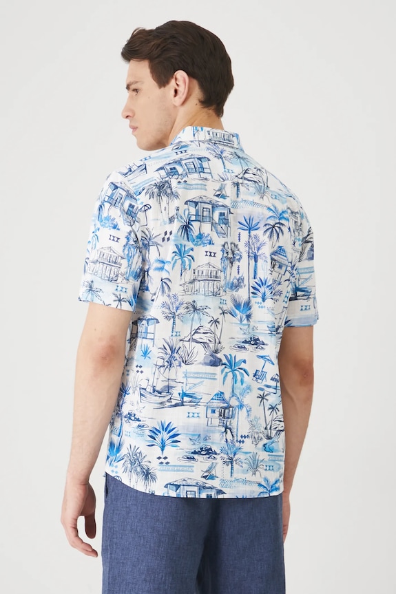 Abbigliamento Medicine camicia in cotone RS25-KKM701 blu