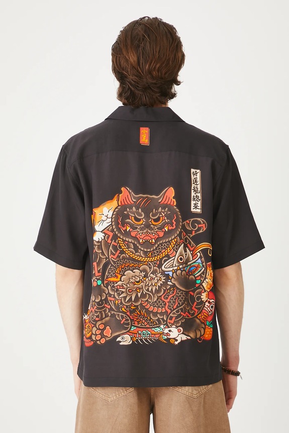 Košeľa Tattoo Art by Boren Huang – Horiren 彫壬 čierna RS25-KKMC50