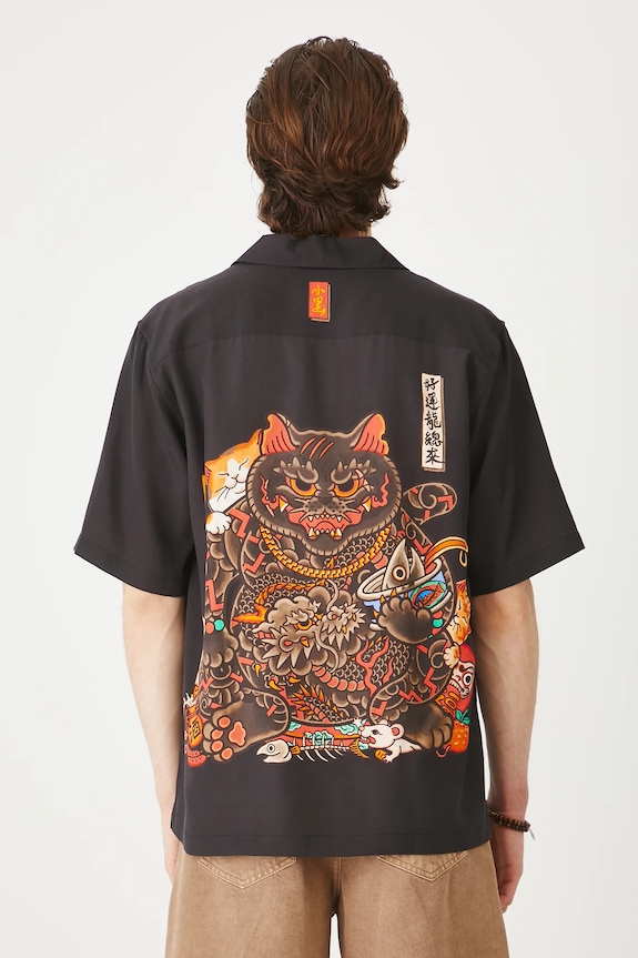 Košeľa Tattoo Art by Boren Huang – Horiren 彫壬 čierna RS25-KKMC50