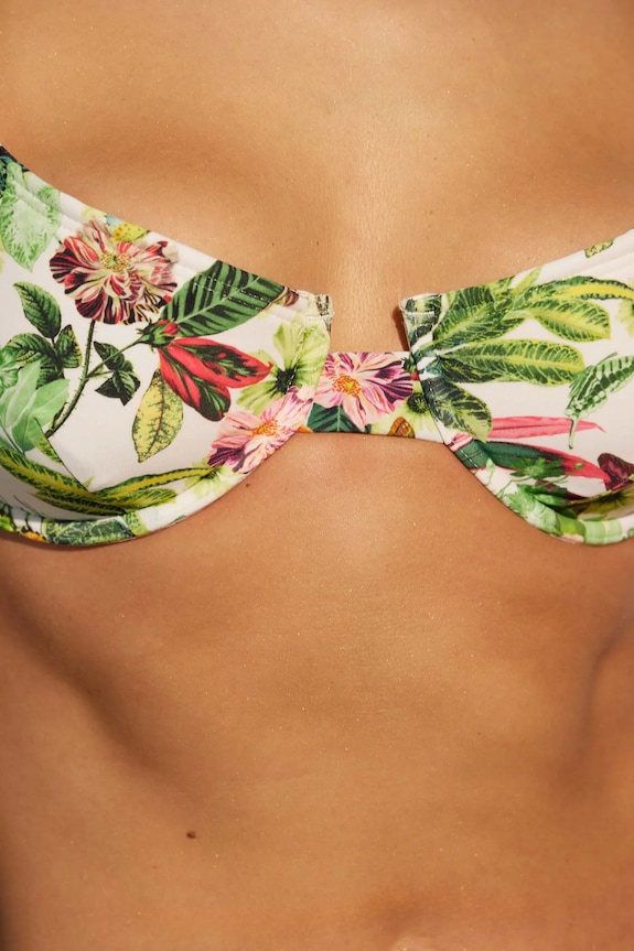 Dwuczęściowy strój kąpielowy damski wzorzysty kolor multicolor RS25-KOD700