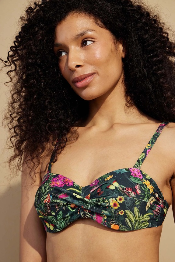 Dvojdielne plavky so vzorom viac farieb viacfarebná RS25-KOD708