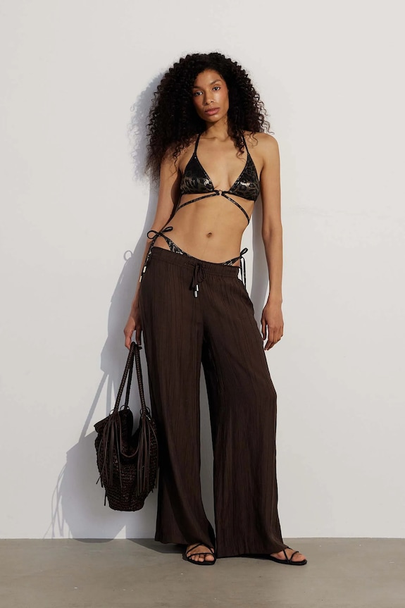 Dwuczęściowy strój kąpielowy w panterkę kolor multicolor RS25-KOD726