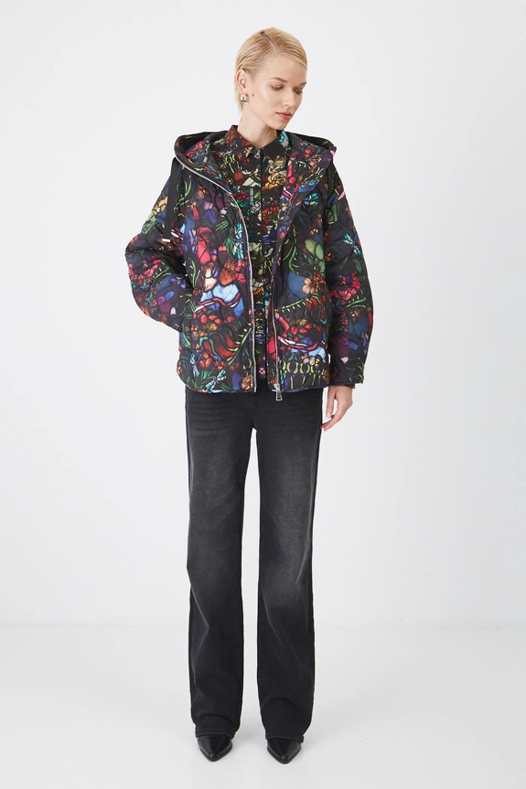 Oblečenie Bunda dámska z kolekcie Eviva L'arte viac farieb RS25.KUD254 viacfarebná