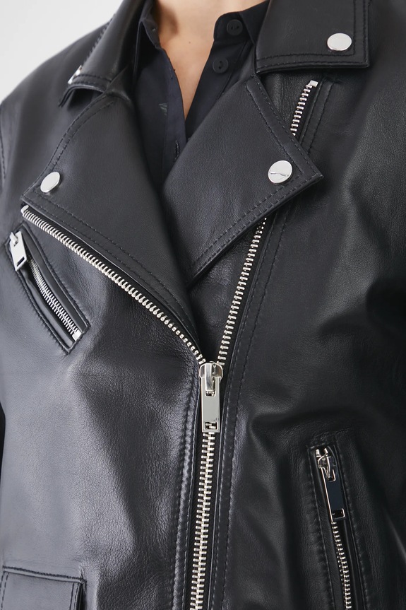 Δερμάτινο μπουφάν biker Medicine RS25-KUD401 μαύρο